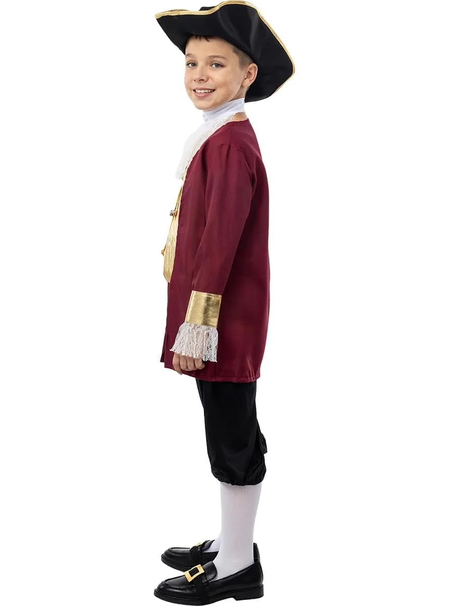 Funidelia Capitan Uncino costume bambino 3-4 anni rosso