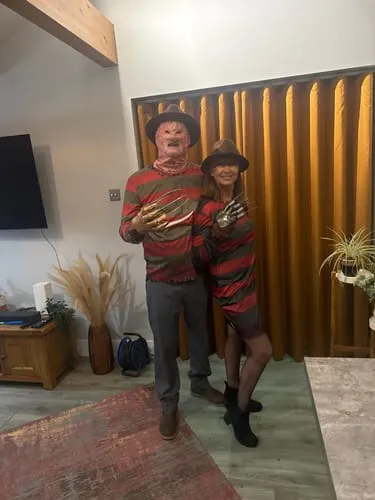 Smiffys Nightmare Elm Street vestito Freddy donna rosso