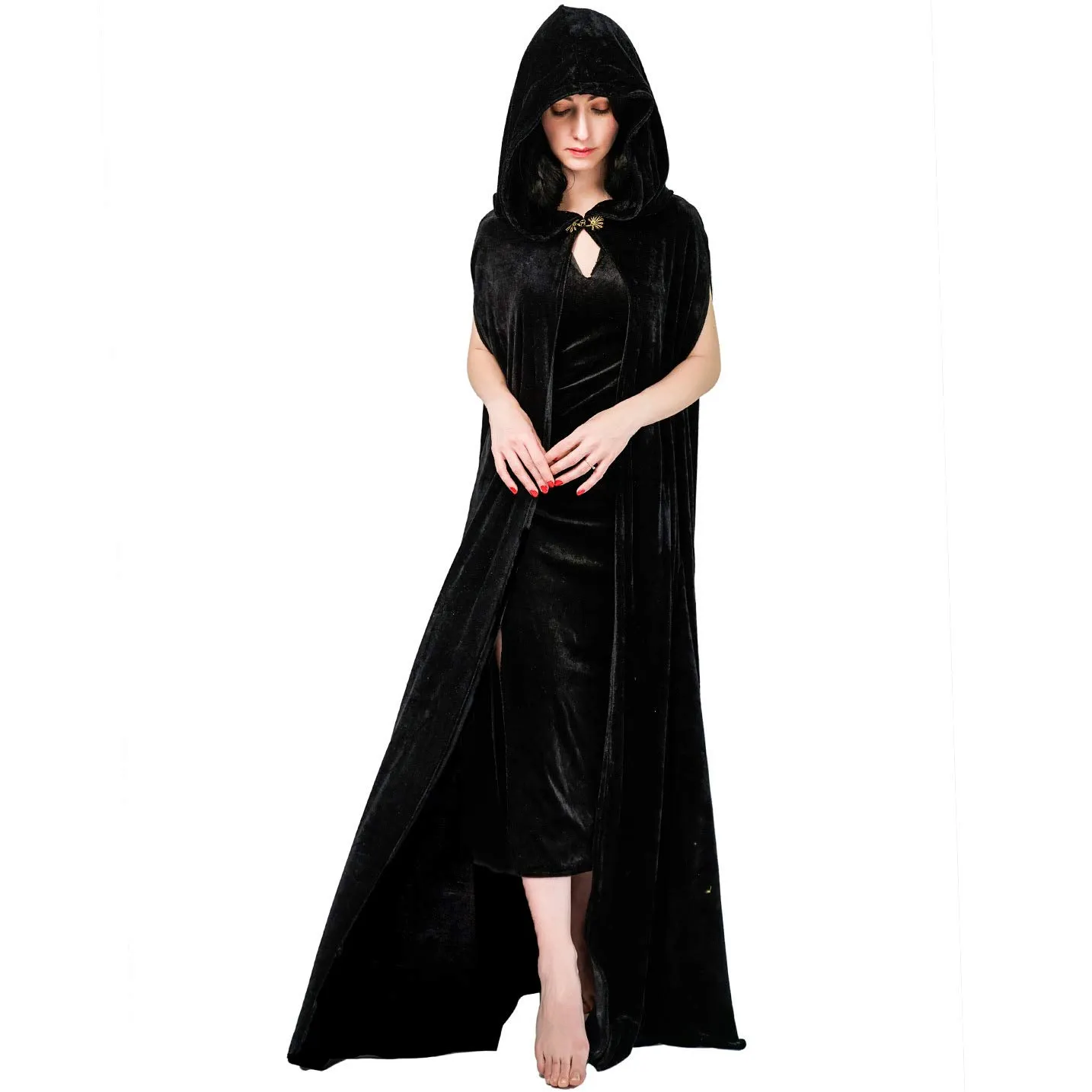 SEA HARE Mago del Capo costume donna nero