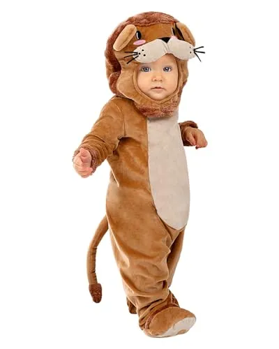 Funidelia Leone costume neonato completo marrone animali