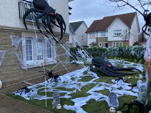 Smiffys Spider ragno gonfiabile nero 9ft esterno