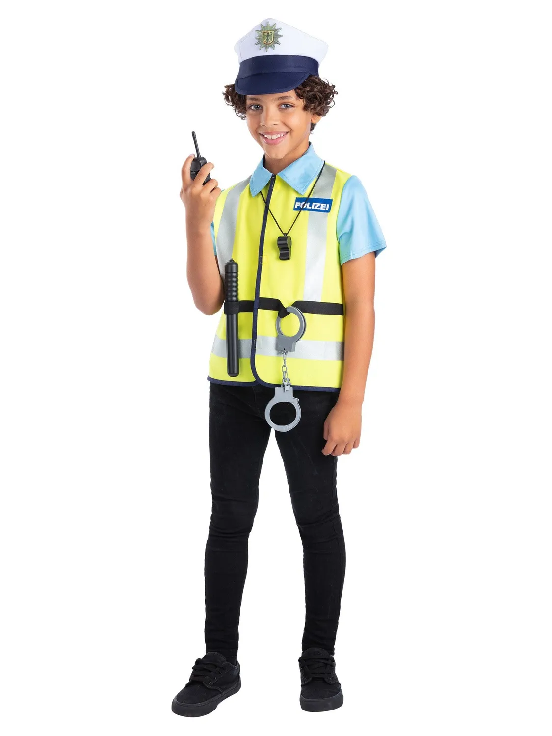 Smiffys Costume Polizei Tedesca Bambino con Accessori