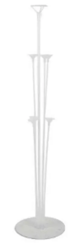 P'tit Clown Cam et Léon albero palloncini 73 cm bianco