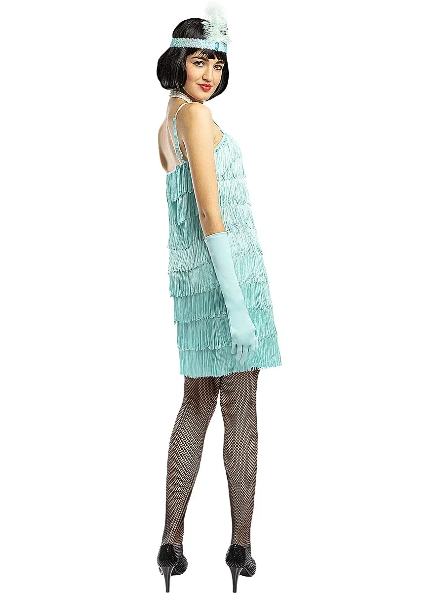 Funidelia Costume Charleston Anni 20 Blu Donna XS