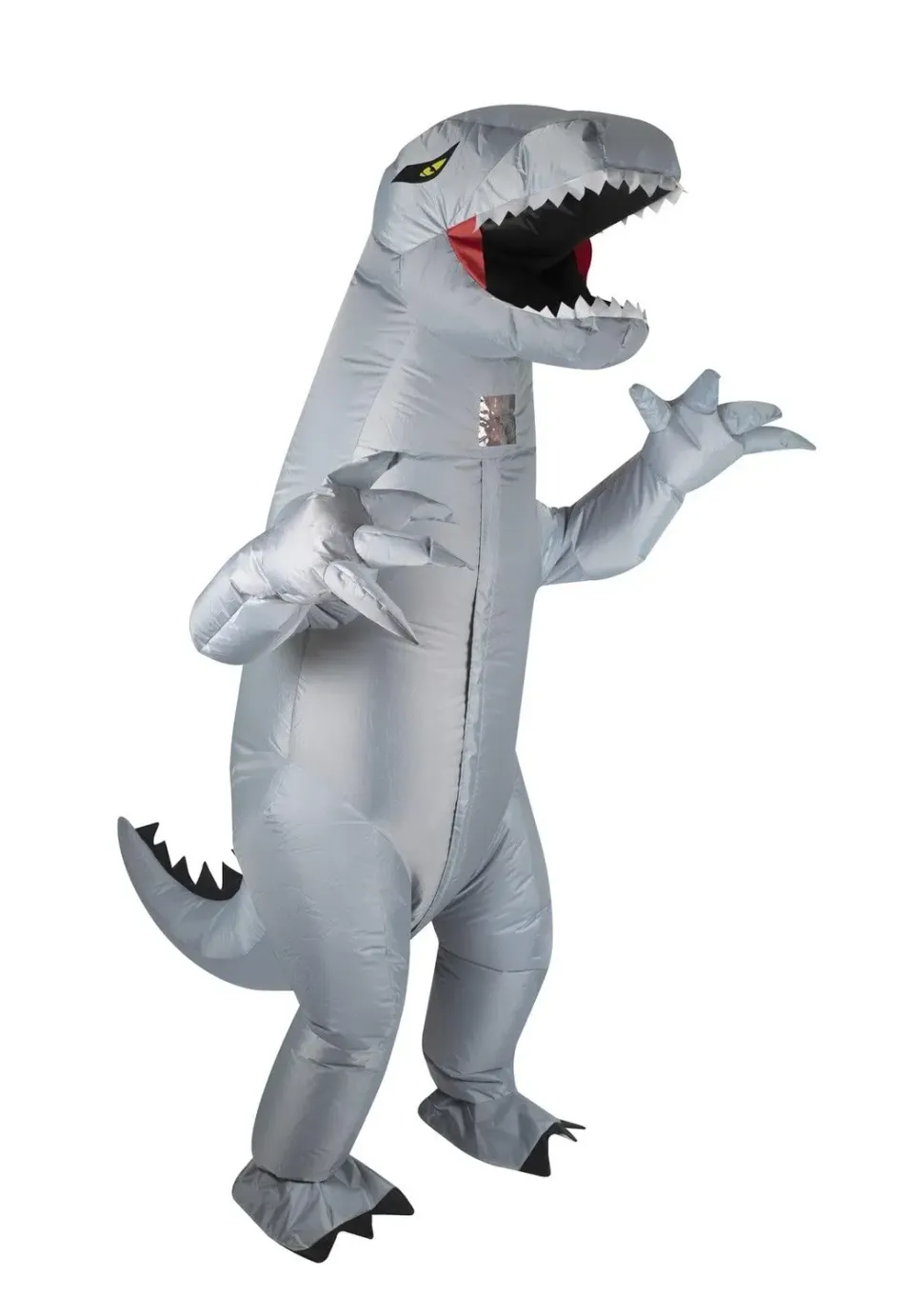 P'tit Clown Dinosauro Costume Gonfiabile Adulto Grigio