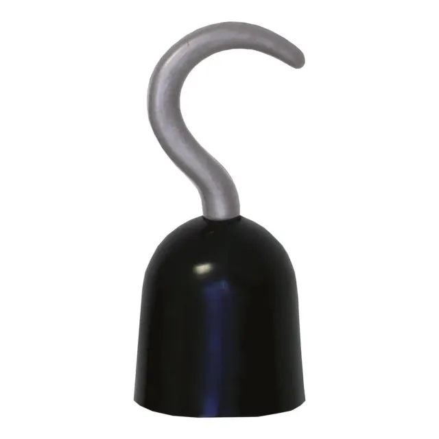 P'tit Clown Gancio pirata accessorio nero adulto