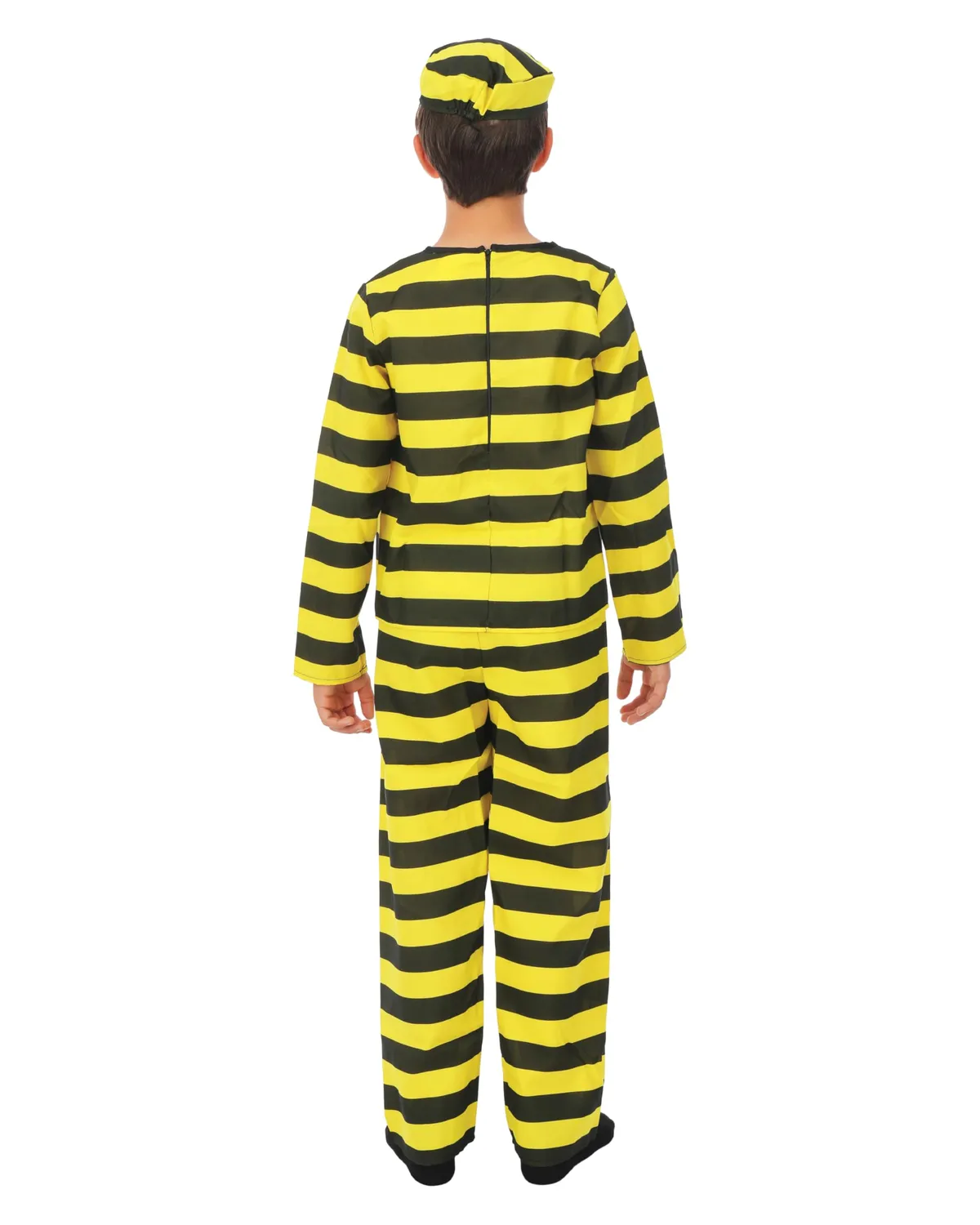 P'tit Clown costume prigioniero bambino 10-12 anni 3 pezzi