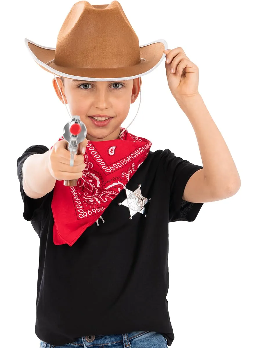 Funidelia Cowboy kit accessori marrone bambino
