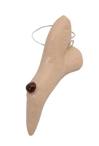 P'tit Clown Naso Strega accessorio lattice beige adulti