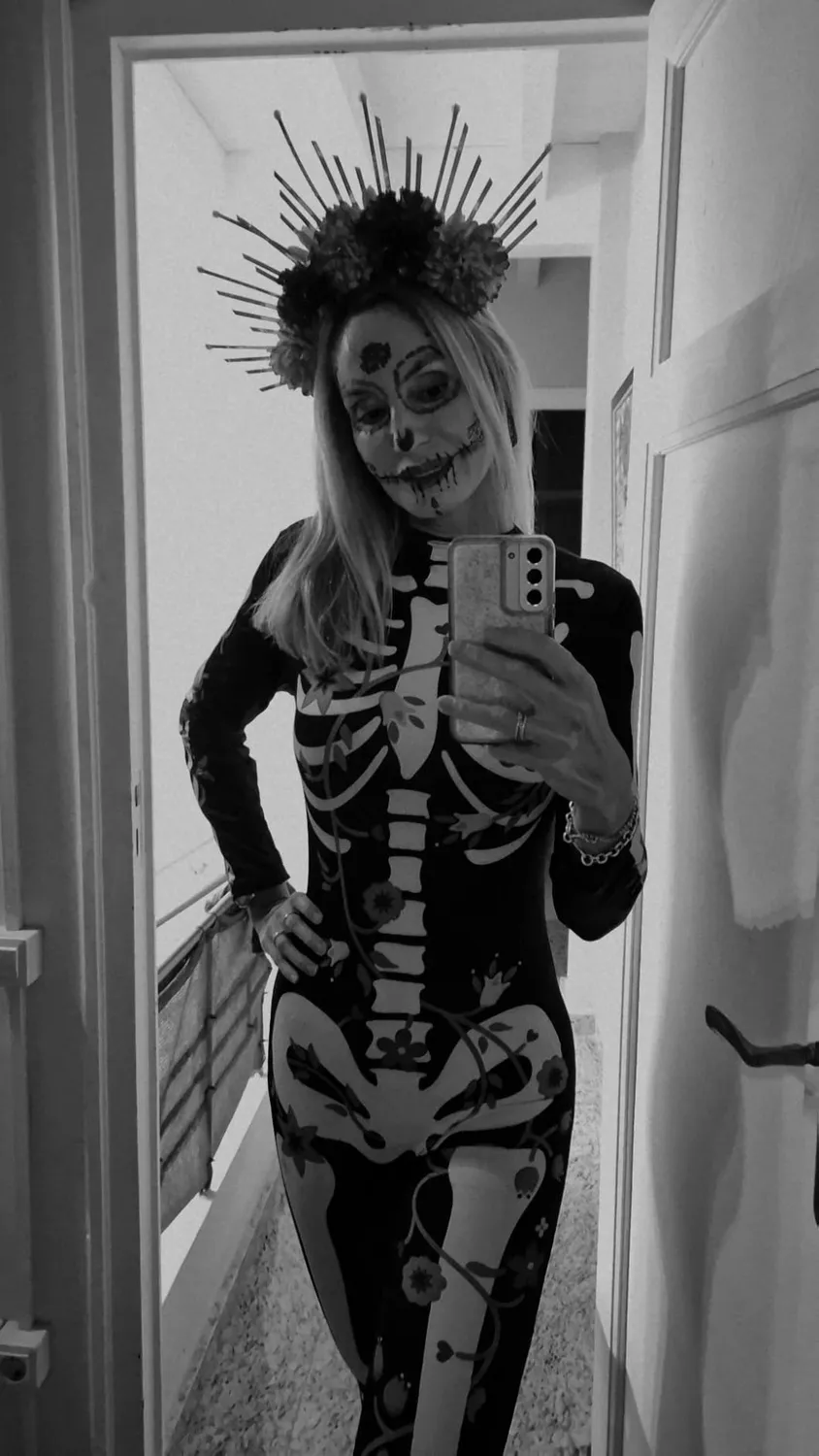 Funidelia Catrina Scheletro costume donna taglia L teschio