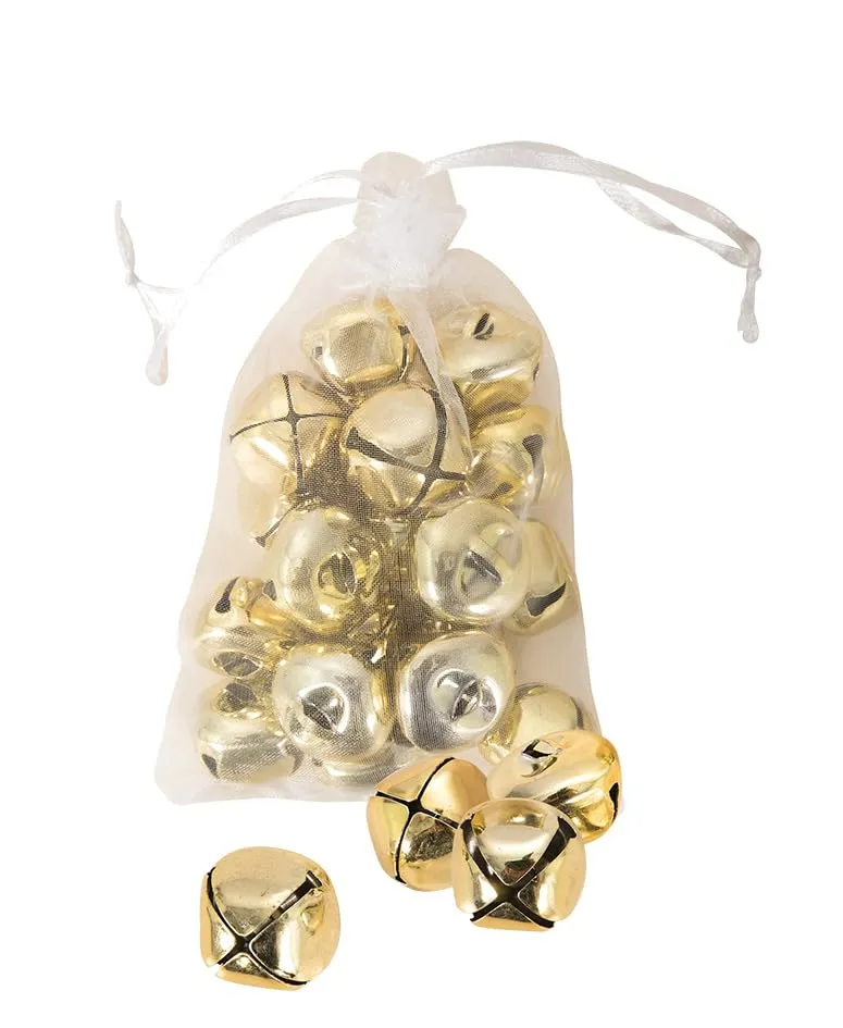 P'tit Clown re70621 Campanelli Natale Oro 2,5cm 18 Pezzi