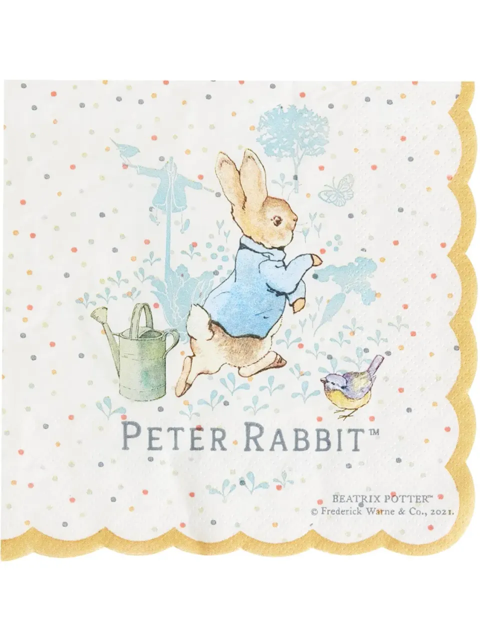 Smiffys Peter Rabbit tovaglioli festa 16 pezzi 33 cm