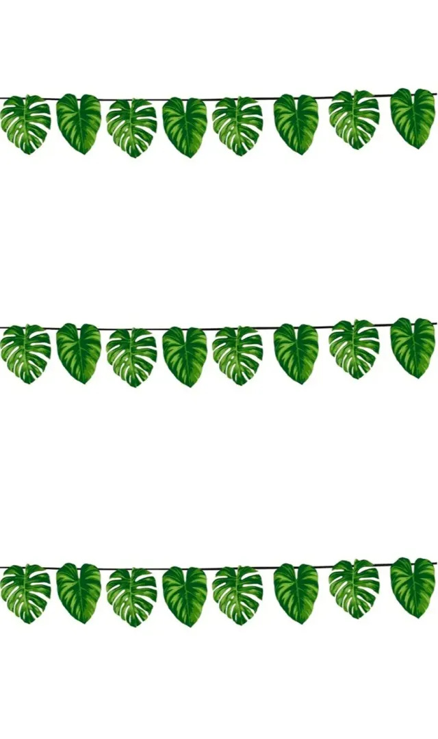 Fiestas Guirca Ghirlanda Foglie Hawaii decorazione festa