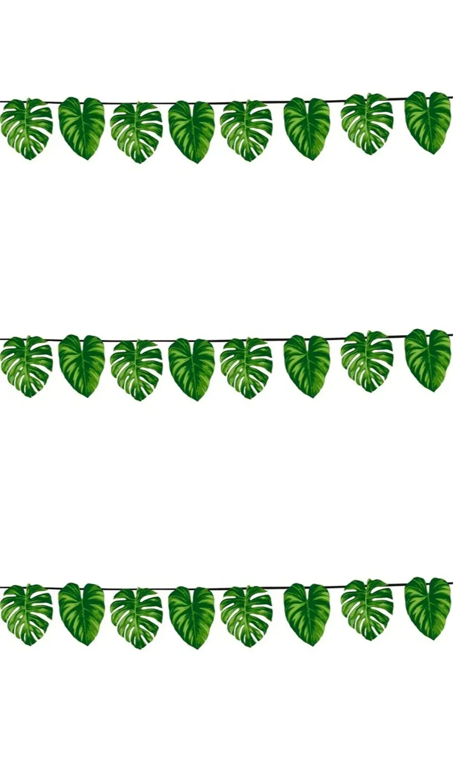Guirca Ghirlanda Foglie Hawaii per Festa Hawaiana