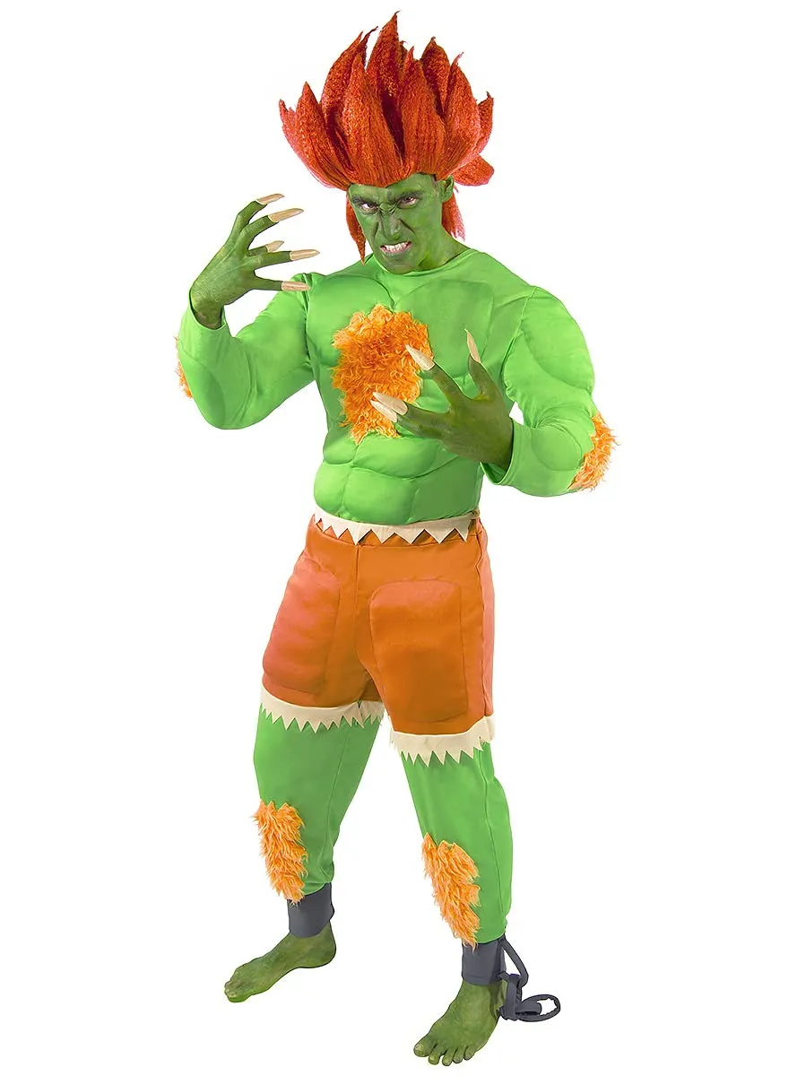 Funidelia Costume Blanka Street Fighter Uomo Verde