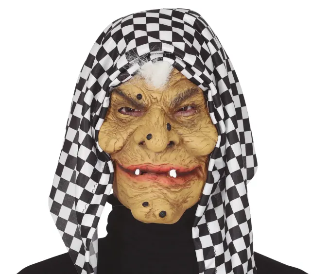 Guirca Calavera Arlequin Maschera Lattice Adulto