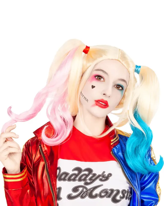 Funidelia Harley Quinn Suicide Squad Parrucca Gialla