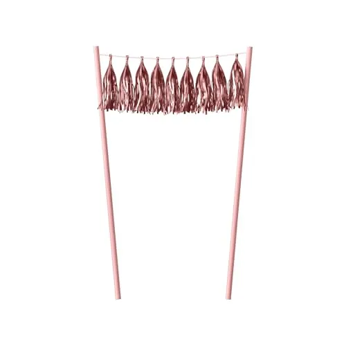 P'tit Clown Re22623 decorazione torta pompon rosa oro