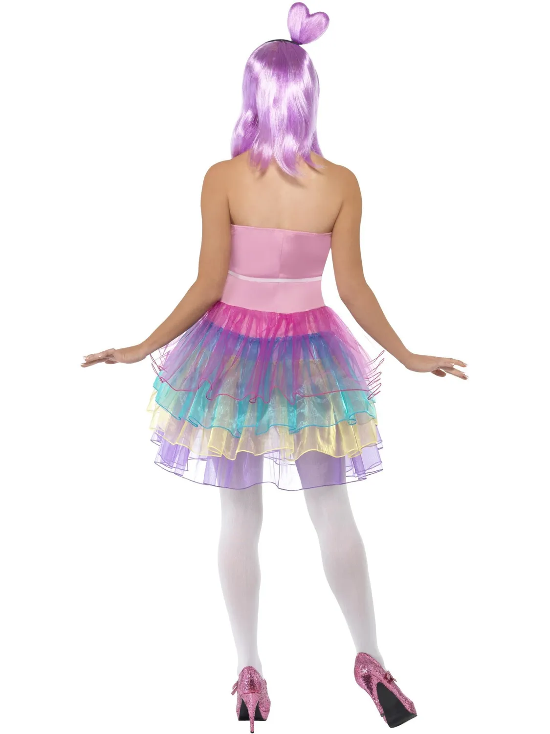 Smiffys Candy Queen costume carnevale rosa con tutu