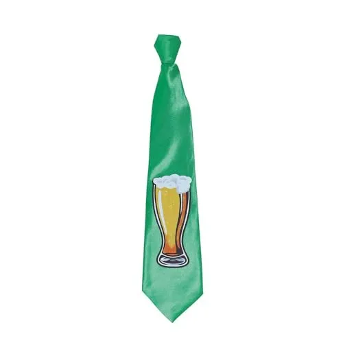 Fiestas Guirca Cravatta Verde Birra San Patrizio L