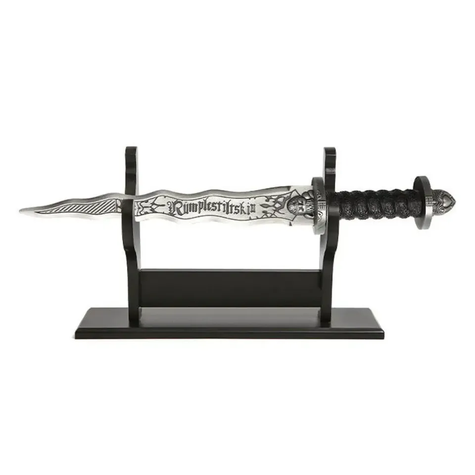 La Bottega di Merlino Pugnale Tremotino 42 cm metallo con supporto