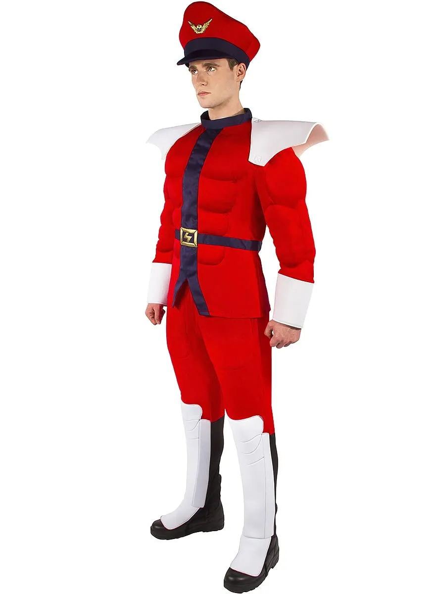 Funidelia Street Fighter Costume M Bison Uomo Rosso Ufficiale