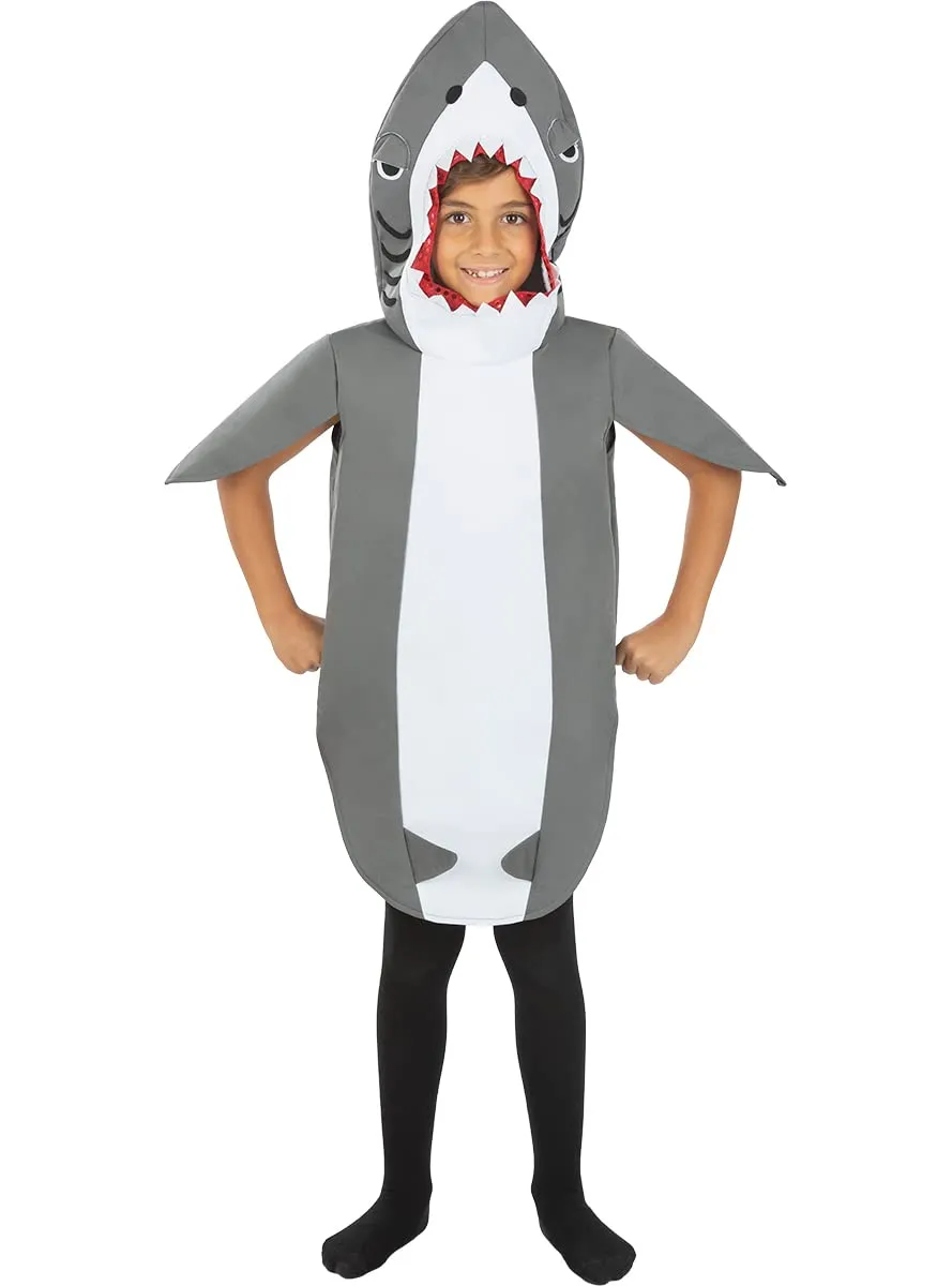 Funidelia Squalo costume bambino 5-6 anni grigio