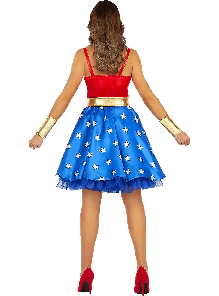Funidelia Wonder Woman classico costume donna rosso taglia L