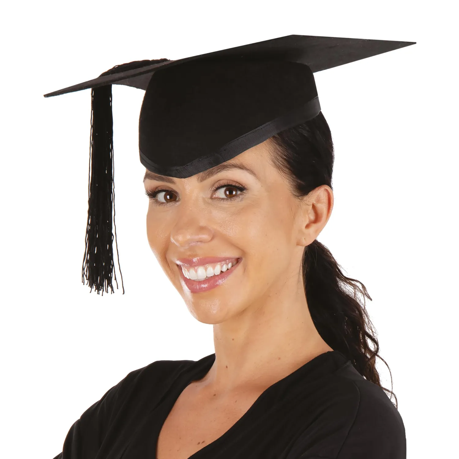 P'tit Clown Cappello Feltro Studente Nero Adulti