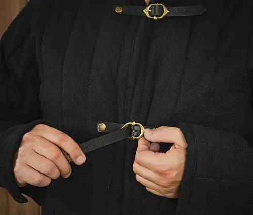 La Bottega di Merlino Gambeson 3 strati trapuntato fibbia
