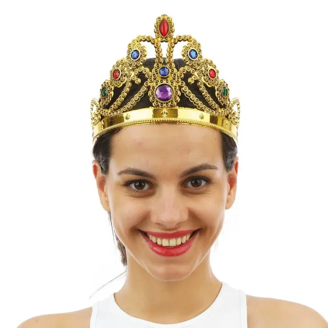 P'tit Clown 10033 Corona Regina Oro Pietre Colorate