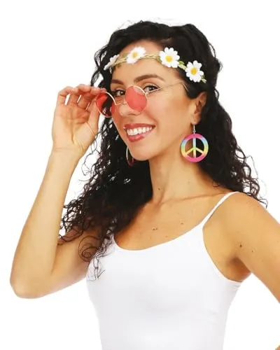 P'tit Clown Hippie re50318 set occhiali 3 pezzi anni 70
