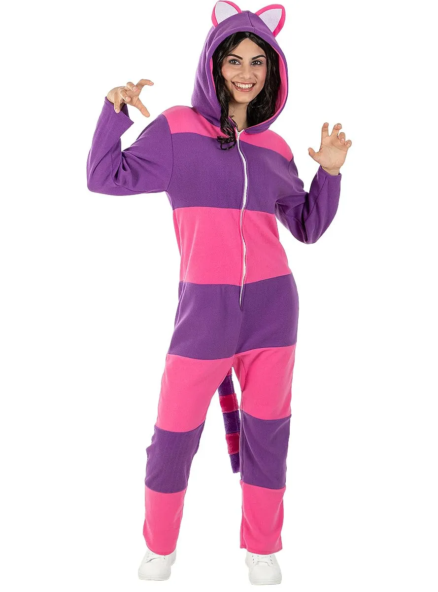 Funidelia Gatto Cheshire Stregatto onesie donna viola