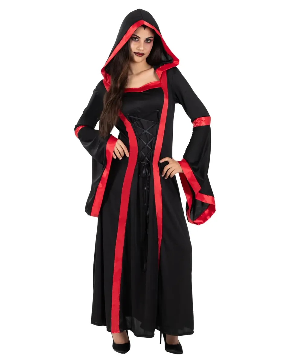 Funidelia Vampira Sacerdotessa costume S nero