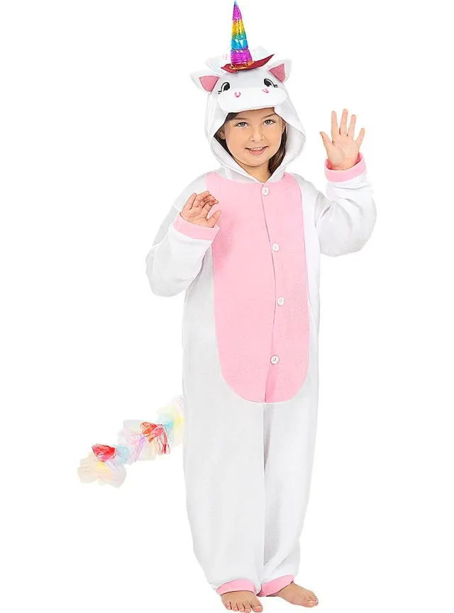 Funidelia Unicorno costume bambino rosa 10-12 anni