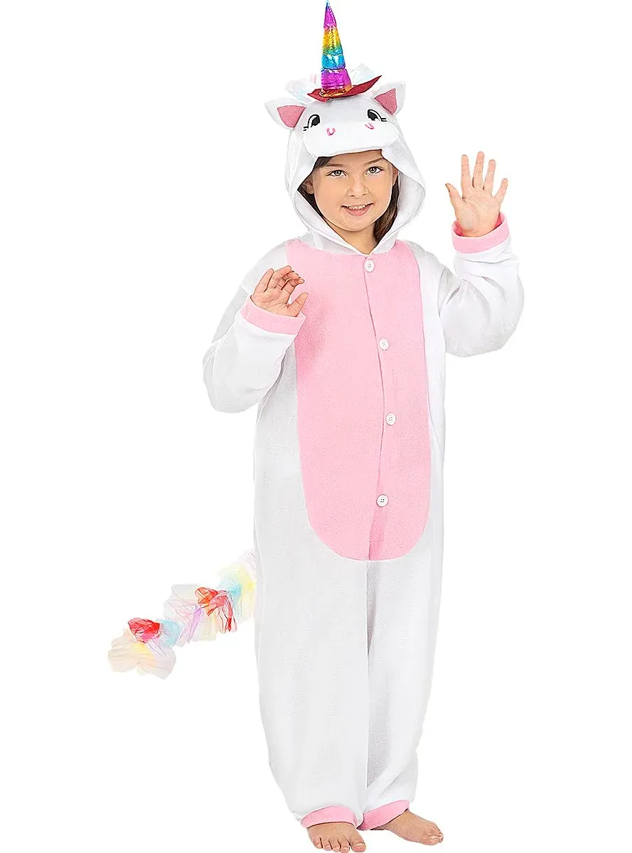 Funidelia Unicorno costume bambino rosa 10-12 anni