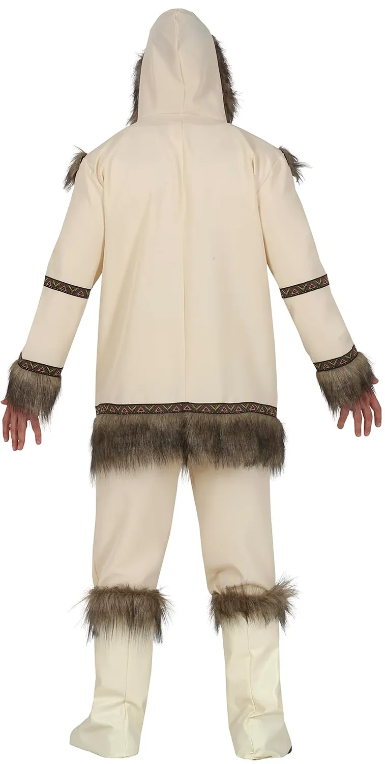 Guirca Eschimese costume uomo L 52-54 poliestere 4 pezzi