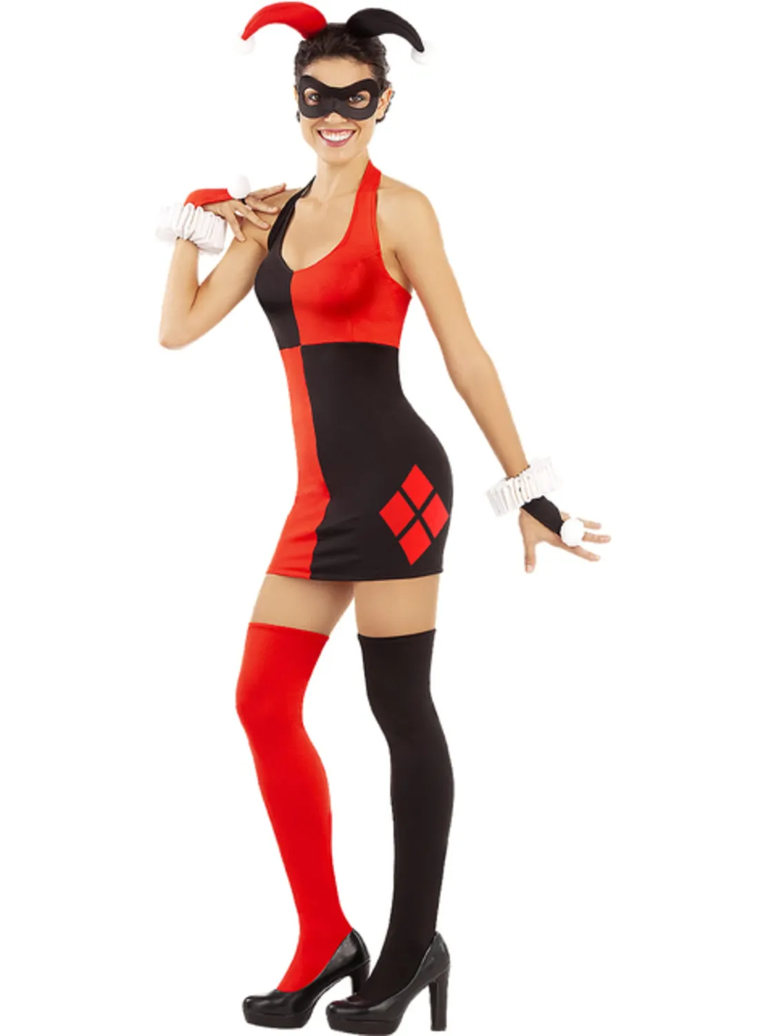 Funidelia Harley Quinn vestito donna L ufficiale