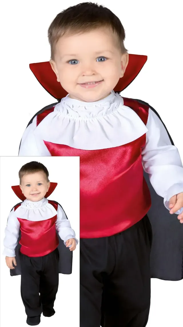 Fiestas Guirca Vampiro bambino costume 18-24 mesi nero
