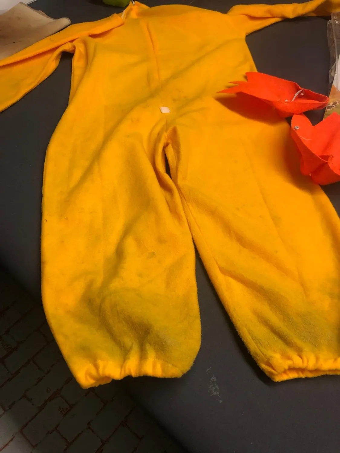 Funidelia pulcino costume bambini 5-6 anni giallo