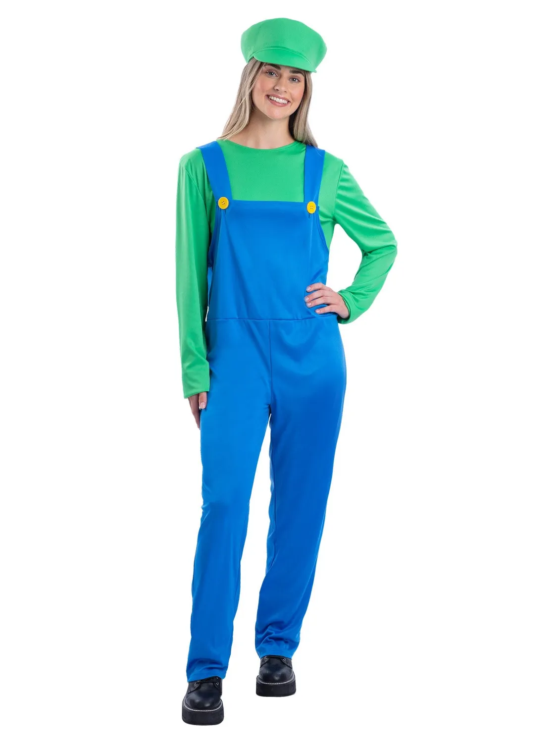 Smiffys Green Plumber costume idraulico verde taglia M adulto