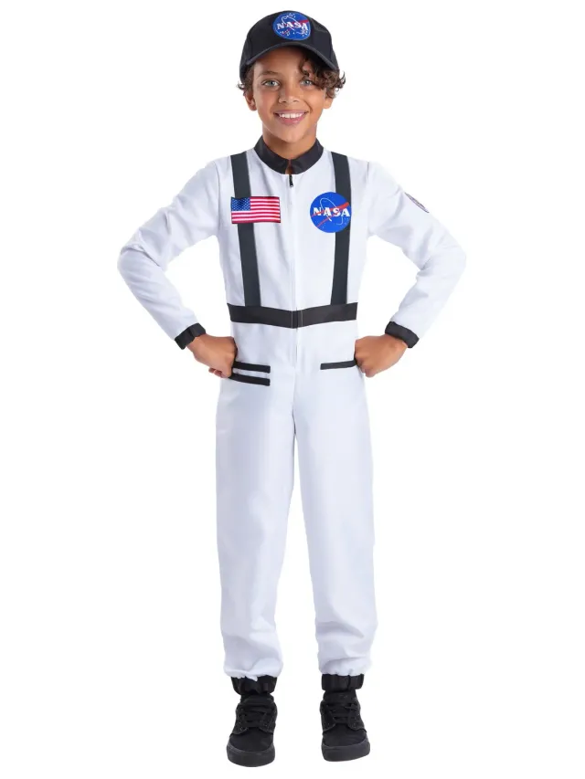 Smiffys Astronaut 82128 costume astronauta bimbo 7-9 anni