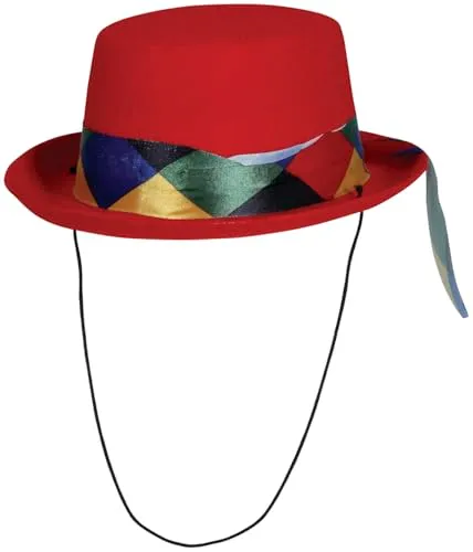 Guirca Clown cappellino pagliaccio feltro 1 pezzo