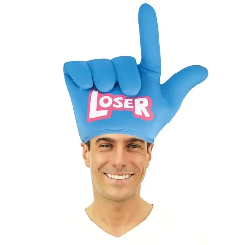 P'tit Clown Cappello Mano Loser blu taglia unica adulto