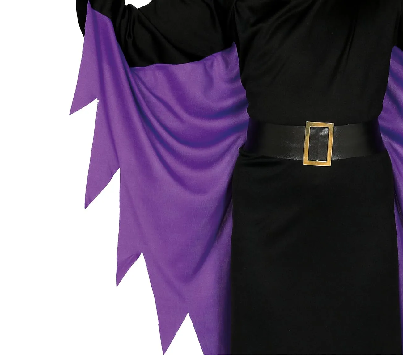 Guirca Costume Fata Diavolo Bambina Nero Viola 5-6 Anni