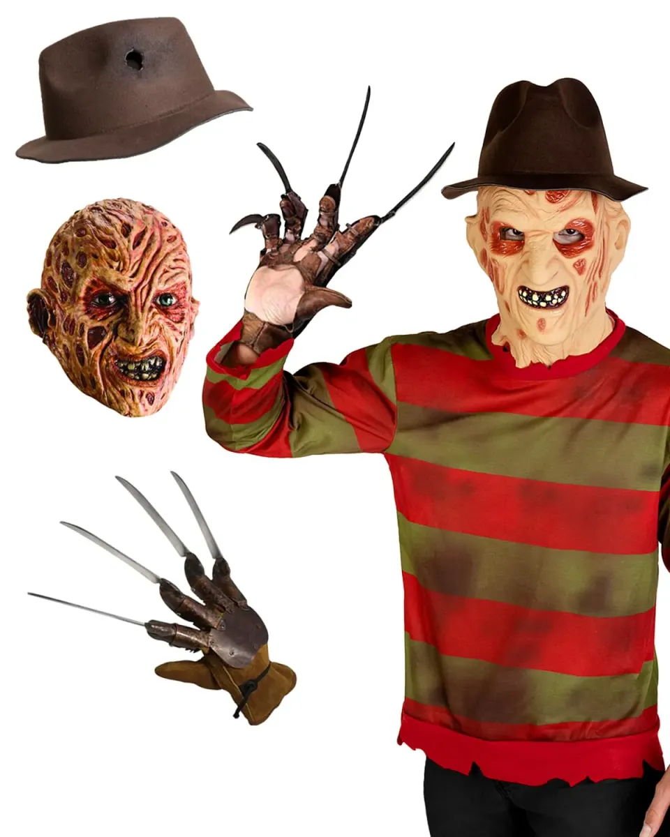 Funidelia Krueger Nightmare costume uomo XS con accessori