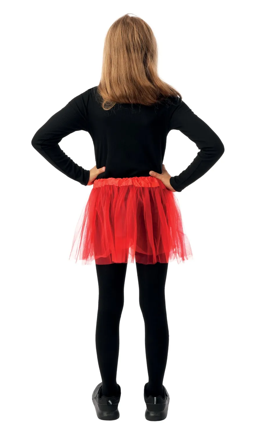 P'tit Clown Re22365 Tutù Natale Bambina Rosso tulle