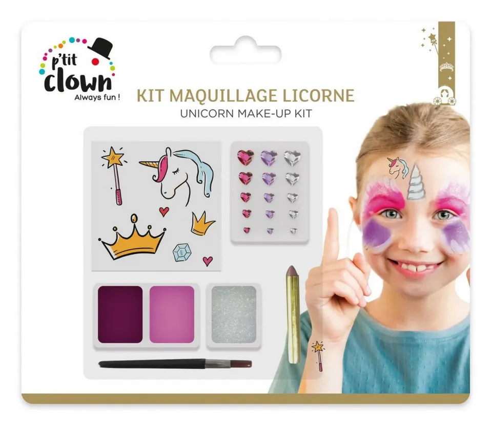 P'tit Clown 23348 Kit Trucco Principessa Arcobaleno