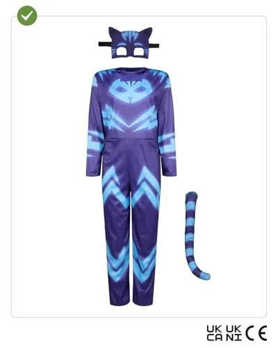 Funidelia Gattoboy PJ Masks Bambino 5-6 Anni Blu