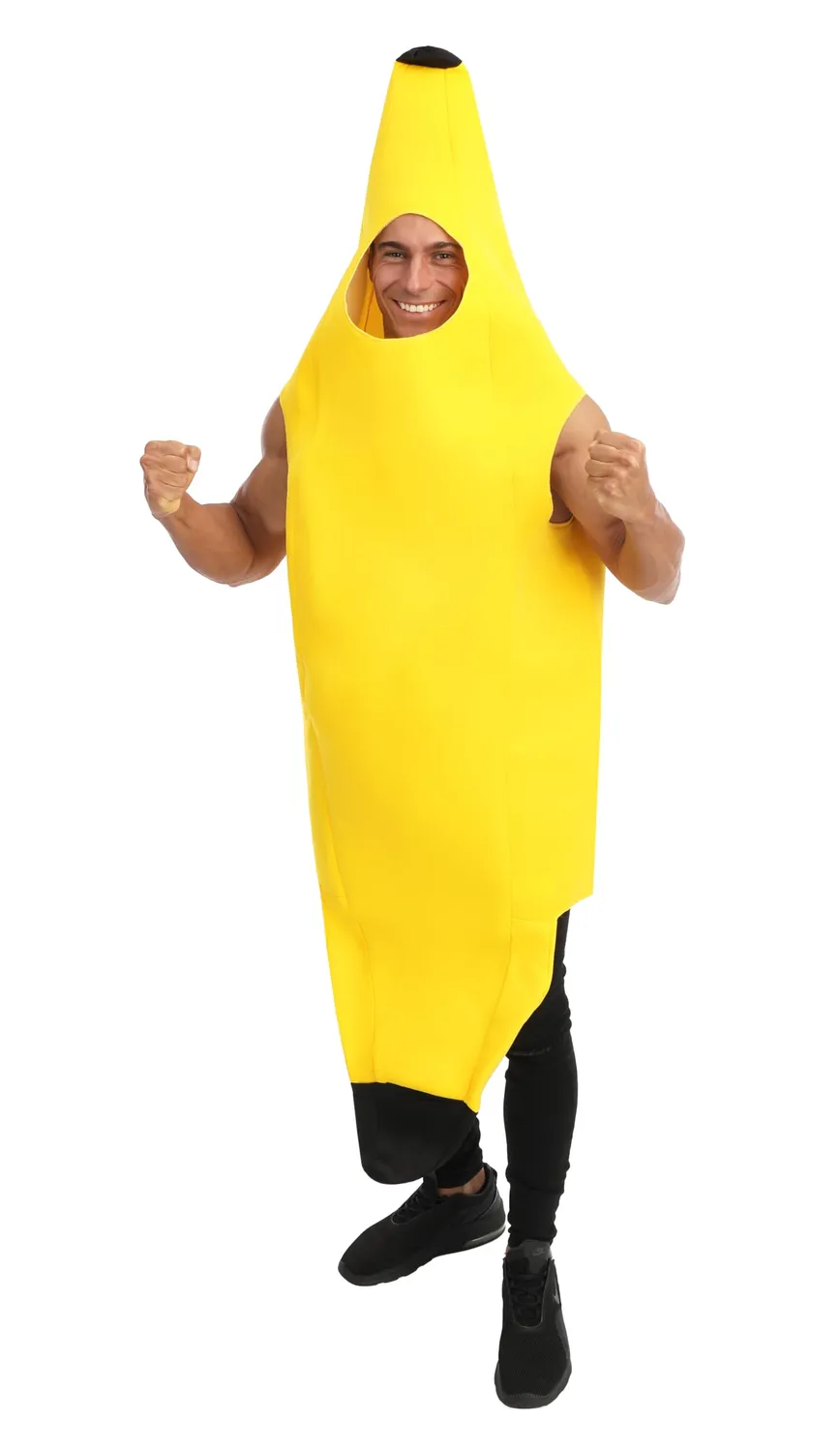 P'tit Clown Banana costume adulto taglia unica frutta